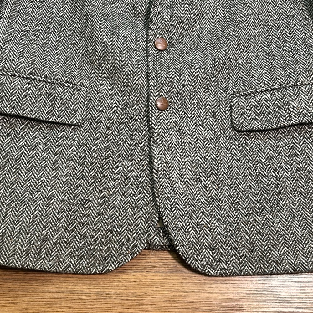 Christopher Dawes Harris Tweed Hunting Shooting Wool Jacket Blazer Mens 42 Reg - Picture 3 of 16